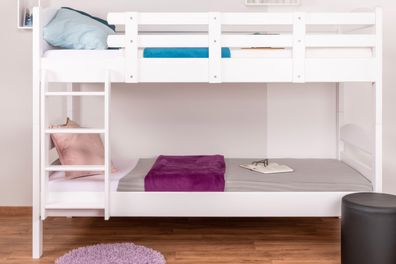 Etagenbett für Erwachsene "Easy Premium Line" K21/n, Kopf- und Fußteil gerundet,
