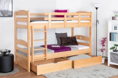 Etagenbett für Erwachsene "Easy Premium Line" K18/n inkl. 2 Schubladen und 2 Abd