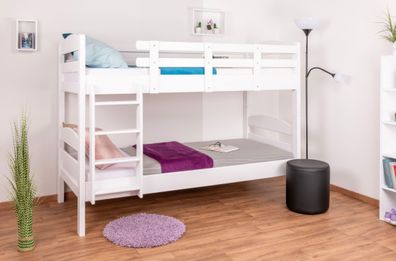 Stockbett für Erwachsene "Easy Premium Line" K21/n, Kopf- und Fußteil gerundet,