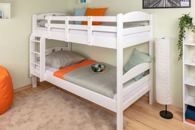 Stockbett für Erwachsene "Easy Premium Line" K18/n, Kopfteil mit Löchern, Buche