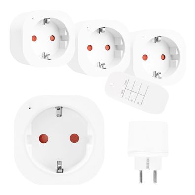 Set mit 3 Fernbedienbaren Steckdosen 3680 W 30 m GreenBlue GB313 F