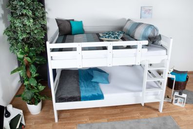 Etagenbett 140 x 190 cm für Erwachsene "Easy Premium Line" K24/n, Kopf- und Fußt