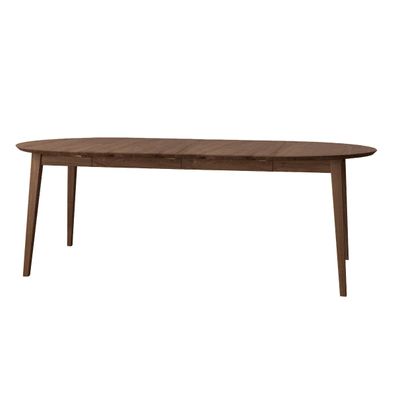 Esstisch Erdre 11, rund, aus Massivholz Eiche, ausziehbar von 90 cm bis 190 cm,