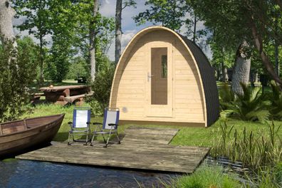 Sauna Pod Schlafkogel 12 - Abmessungen: 238 x 250 x 241 (B x T x H), Grundfläche