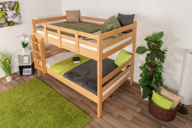 Etagenbett 120 x 200 cm für Erwachsene "Easy Premium Line" K24/n, Kopf- und Fußt