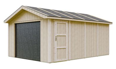 Garage Karlstein mit Elektro-Rolltor und 2 Fernbedienungen, ohne Boden, Nutzfläc