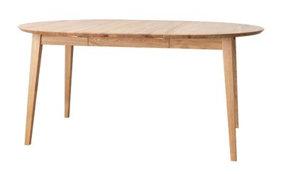 Runder Eichentisch Erdre 08 von 110 cm bis 160 cm ausziehbar, in Eiche geölt, 11