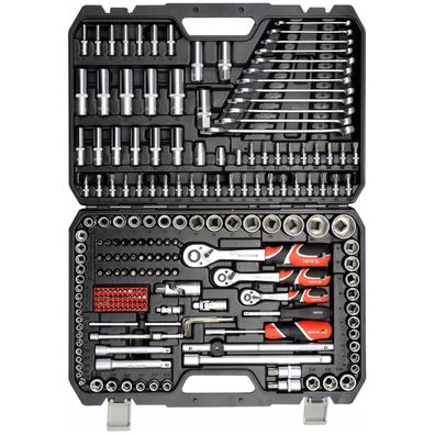 Steckschlüssel YATO YT-38841 216-teiliges Steckschlüssel-Werkzeugset