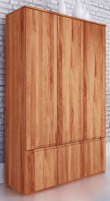 Drehtürenschrank / Kleiderschrank Kapiti 14 Kernbuche massiv geölt - Abmessungen