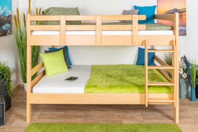 Etagenbett 140 x 190 cm für Erwachsene "Easy Premium Line" K24/n, Kopf- und Fußt