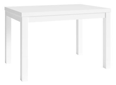 Esstisch Varbas 02, Farbe: Weiß - Abmessungen: 120 x 80 cm (B x T)