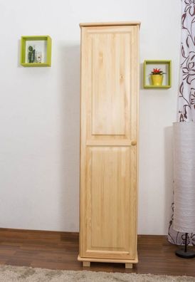 Kleiderschrank Kiefer Vollholz massiv natur 003 - Abmessung 190 x 47 x 60 cm (H