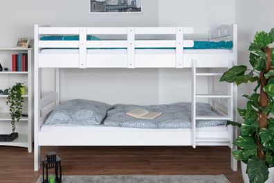 Etagenbett für Erwachsene "Easy Premium Line" K18/n, Kopfteil mit Löchern, Buche