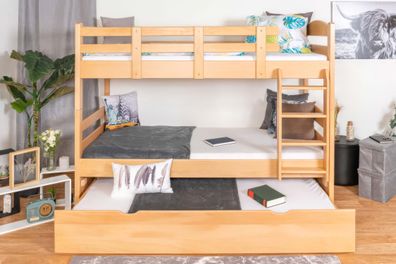 Etagenbett 90 x 200 cm für Erwachsene "Easy Premium Line" K17/n inkl. Liegeplatz