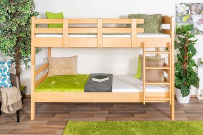 Etagenbett 90 x 190 cm für Erwachsene "Easy Premium Line" K17/n, Buche Massivhol