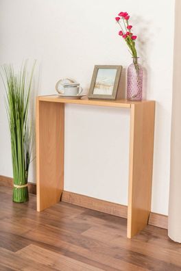 Regal "Easy Möbel" S01, Buche Vollholz massiv Natur - 60 x 54 x 20 cm (H x B x T