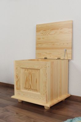 Truhe Kiefer massiv Vollholz Natur 182 ? Abmessung 50 x 54 x 46 cm (H x B x T)