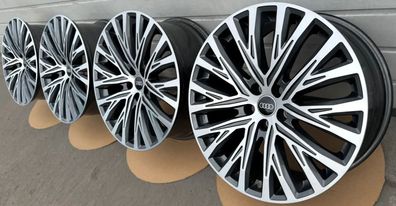 4x Original Audi A8 S8 4N D5 20 Zoll Alufelgen S Line 4N0601025M 9,0JX20 ET37