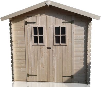 Gartenhaus Linz 3 - 2,26 x 2,78 Meter aus 19 mm Blockbohlen
