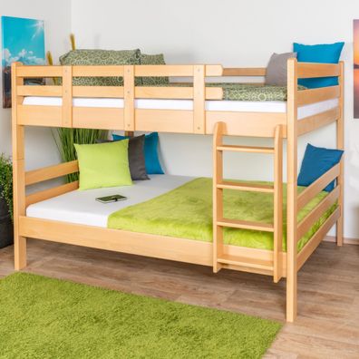 Stockbett 140 x 190 cm für Erwachsene "Easy Premium Line" K24/n, Kopf- und Fußte