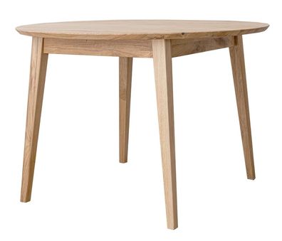 Eichentisch rund Erdre 06 mit 110 cm Durchmesser, aus Massivholz, in Eiche geölt