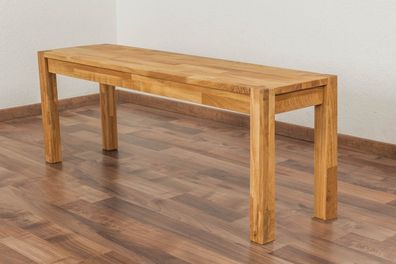 Bank Wooden Nature 134 Eiche massiv - 120 x 33 cm (L x B)