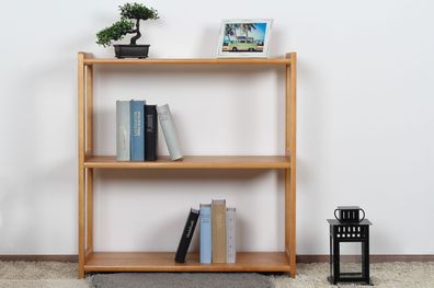 Regal Kiefer massiv Vollholz Erlefarben Junco 57A - 86 x 80 x 30 cm (H x B x T)