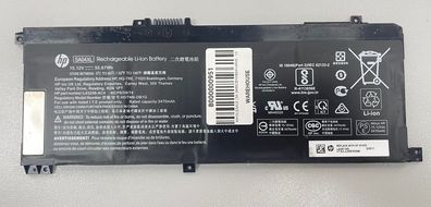 HP ENVY 17-cg0 Akku Batterie 15,12V 55,67Wh 3470mAh L43248-AC4 70-80