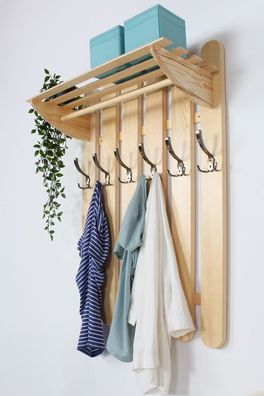 Garderobe Kiefer massiv Vollholz natur Junco 347 ? Abmessungen: 100 x 70 x 31,5