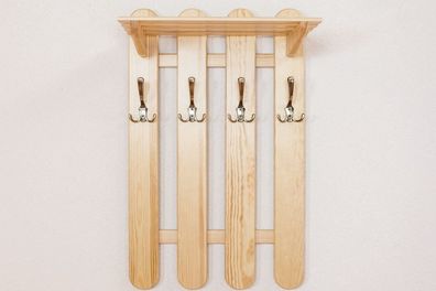 Garderobe Kiefer massiv Vollholz natur Junco 353 ? Abmessungen: 80 x 50 x 29 cm
