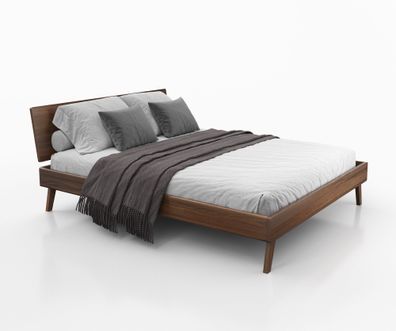 Doppelbett / Gästebett Engordany 10 | Buche Vollholz massiv | lackiert | Liegefl