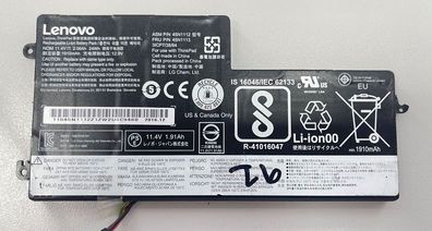 Lenovo ThinkPad X240 X250 X270 T440 T450 Akku 24Wh 1910mAh 45N1113 90-95