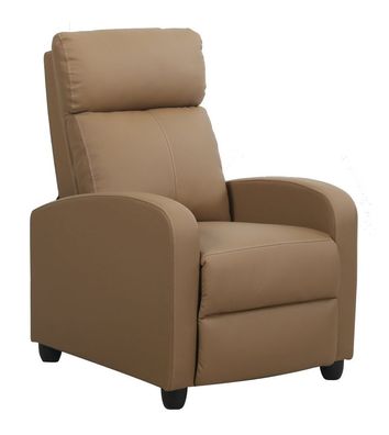 Relaxsessel Luanda 61, Farbe Cappuccino, 101 x 69 x 87 cm, verstellbare Rückenle