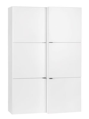 Jugendzimmer - Schrank Marincho 38, Farbe: Weiß - Abmessungen: 159 x 106 x 43 cm