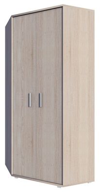 Eckschrank Garut 34, Farbe: Sonoma Eiche - Abmessungen: 194 x 85 x 85 cm (H x B