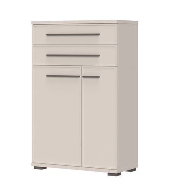 Schlichter Schuhschrank mit zwei Schubladen Neiafu 107, Farbe: Kaschmir, zwei Ho