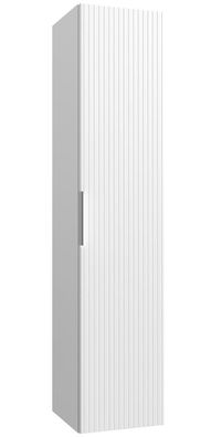 Badezimmer - Hochschrank Bilaspur 07, Farbe: Weiß matt ? Abmessungen: 160 x 35 x