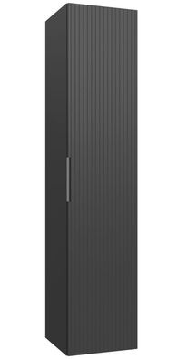 Badezimmer - Hochschrank Bilaspur 08, Farbe: Graphit ? Abmessungen: 160 x 35 x 3