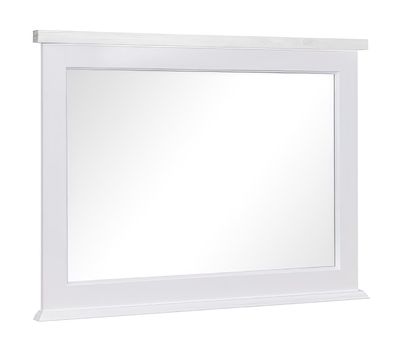 Spiegel "Veternik" 05, Farbe: Weiß - Abmessungen: 73 x 98 x 5 cm (H x B x T)