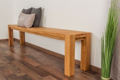 Bank Wooden Nature 133 Kernbuche massiv - 200 x 33 cm (L x B)