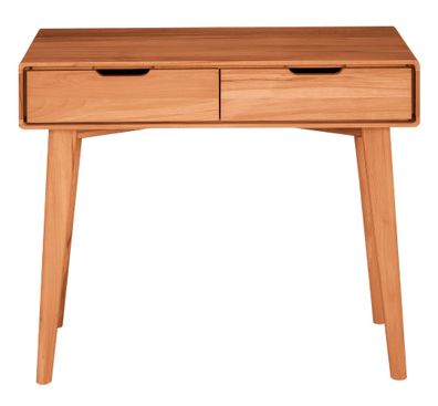Schminktisch Timaru 18 Kernbuche massiv geölt - Abmessungen: 81 x 90 x 40 cm (H