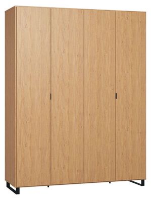 Kleiderschrank Patitas 15, Farbe: Eiche - Abmessungen: 239 x 185 x 57 cm (H x B