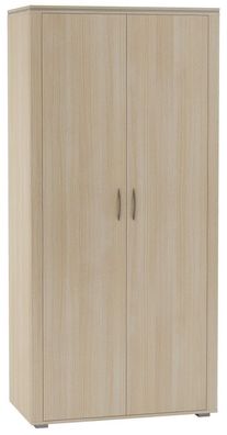 Schlichter Drehtürenschrank / Kleiderschrank Kainanto 12, 205 x 96 x 53 cm, 6 Fä