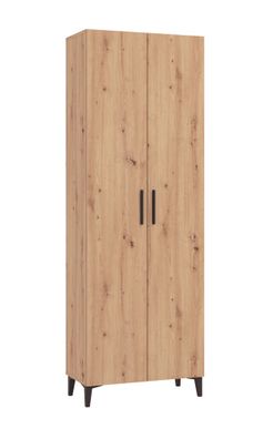 Großer Schuhschrank für den Vorraum Derevo 02, Farbe: Eiche Artisan, zwei Türen,