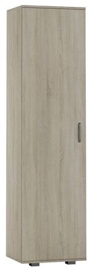 Schrank Ciomas 06, Farbe: Sonoma Eiche - Abmessungen: 190 x 50 x 40 cm (H x B x