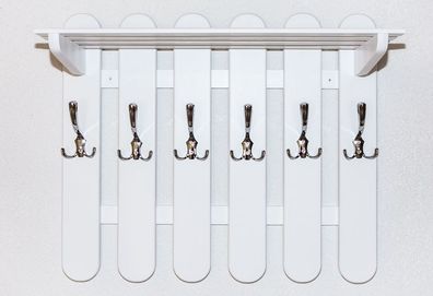 Garderobe Kiefer massiv Vollholz weiß Junco 355 ? Abmessungen: 60 x 70 x 3,5 (H