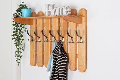 Garderobe Kiefer massiv Vollholz Erlefarben Junco 354 ? Abmessungen: 60 x 80 x 2