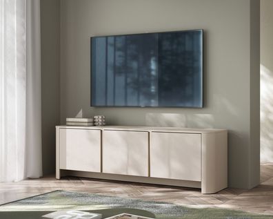 TV-Unterschrank in Kaschmir | Vytgarth 01 | 52 x 168 x 39 cm | 3 Türen | 3 Fäche