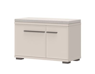 Sitzbank mit Stauraum Neiafu 111, Farbe: Kaschmir, Soft-Close-System, Maße: 53 x