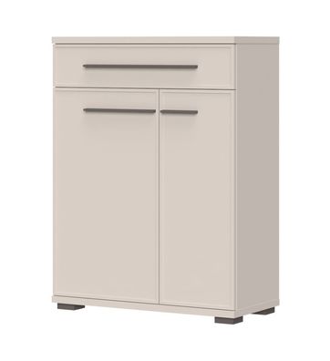Schuhschrank mit einer Schublade Neiafu 106, Farbe: Kaschmir, zwei Türen, Soft-C